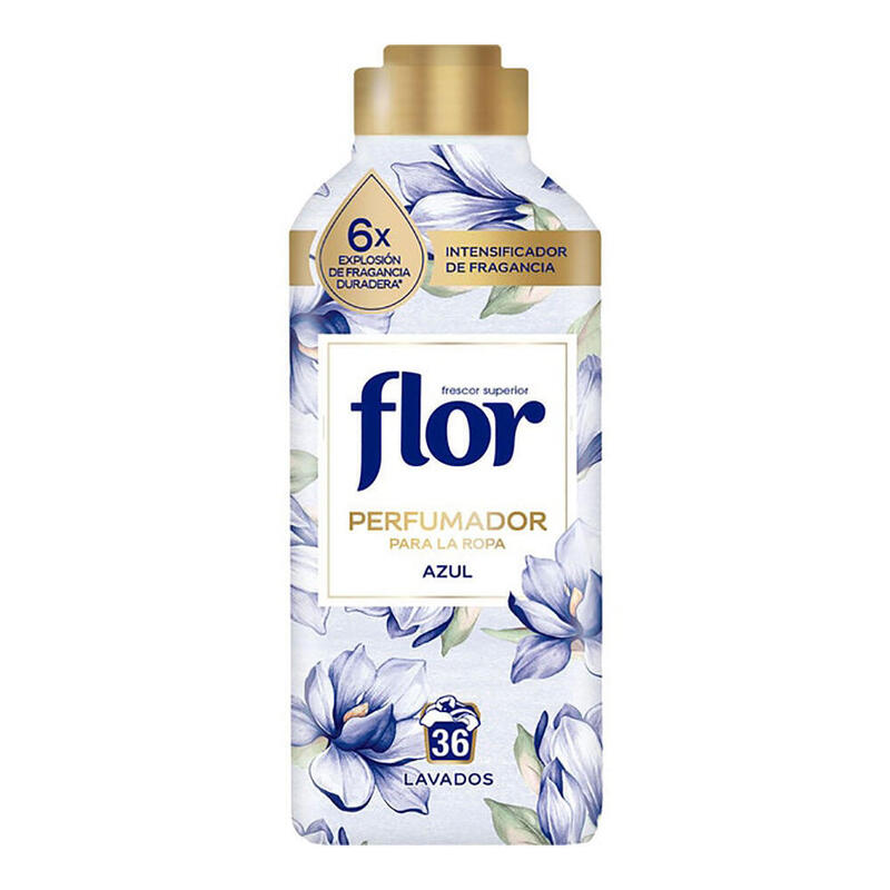 Suavizante perfumador azul 720ml 36 lavados flor