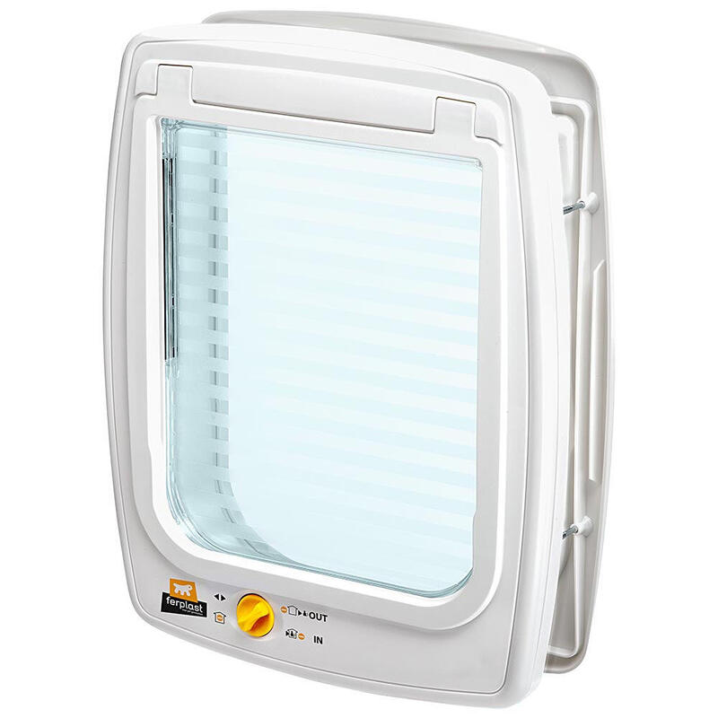 Swing 11 – puerta blanca para perros medianos