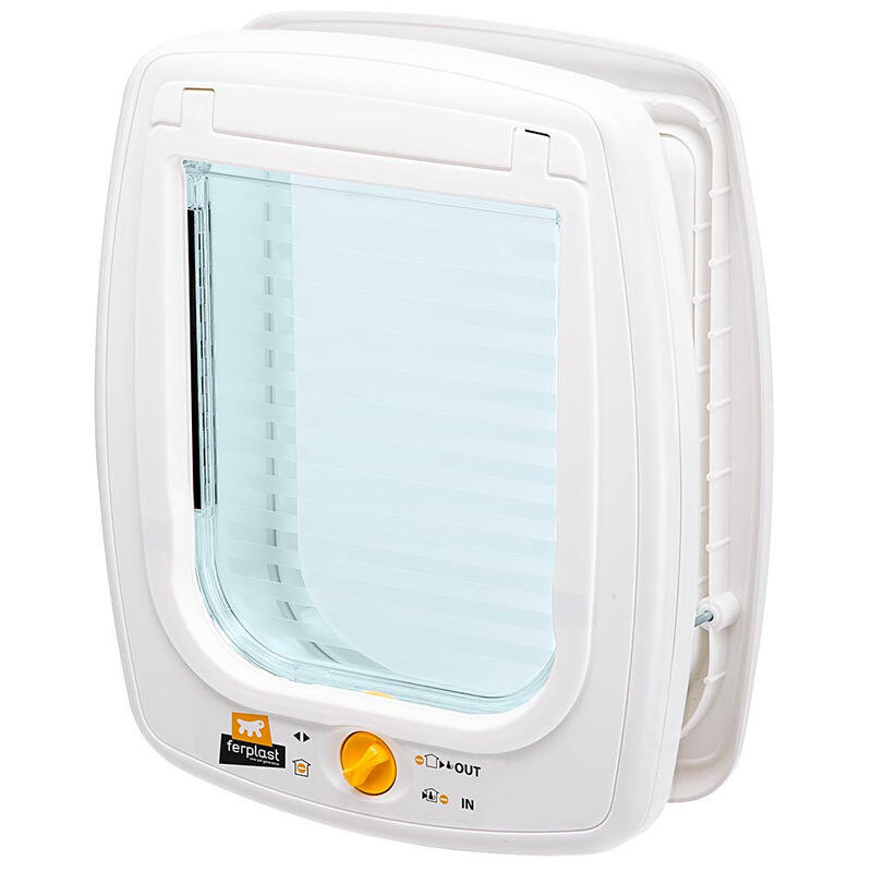 Swing 9 – puerta blanca para gatos y perros pequeÑos