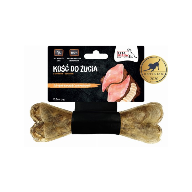 Syta micha for picky dogs rabbit with banana – masticable para perros – 13,5 cm