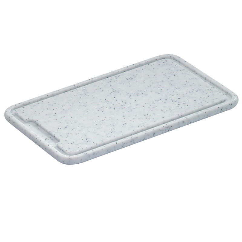 Tabla de cocina zassenhaus 060065  para cortar rectangular polietileno gris