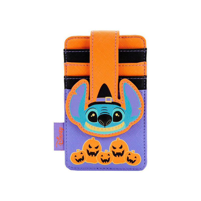Tarjetero halloween stitch disney loungefly