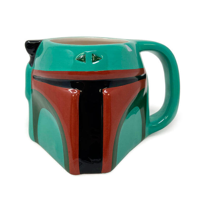 Taza 3d boba fett the mandalorian star wars