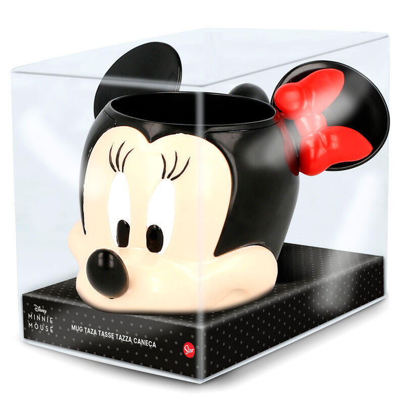 Taza 3d cabeza minnie disney