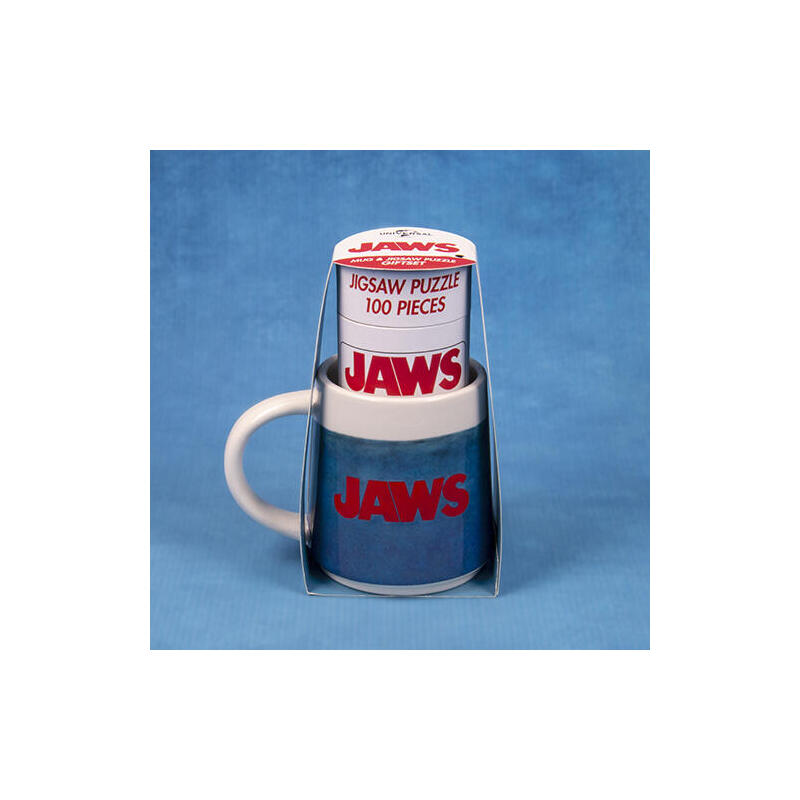 Taza jaws mug & puzzle