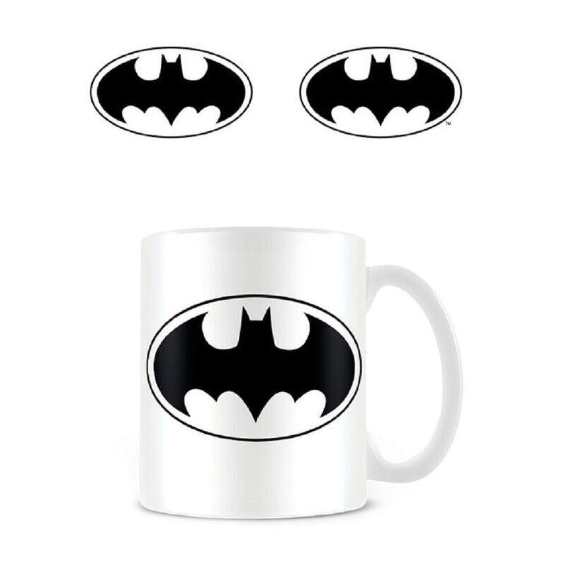 Taza logo batman dc comics