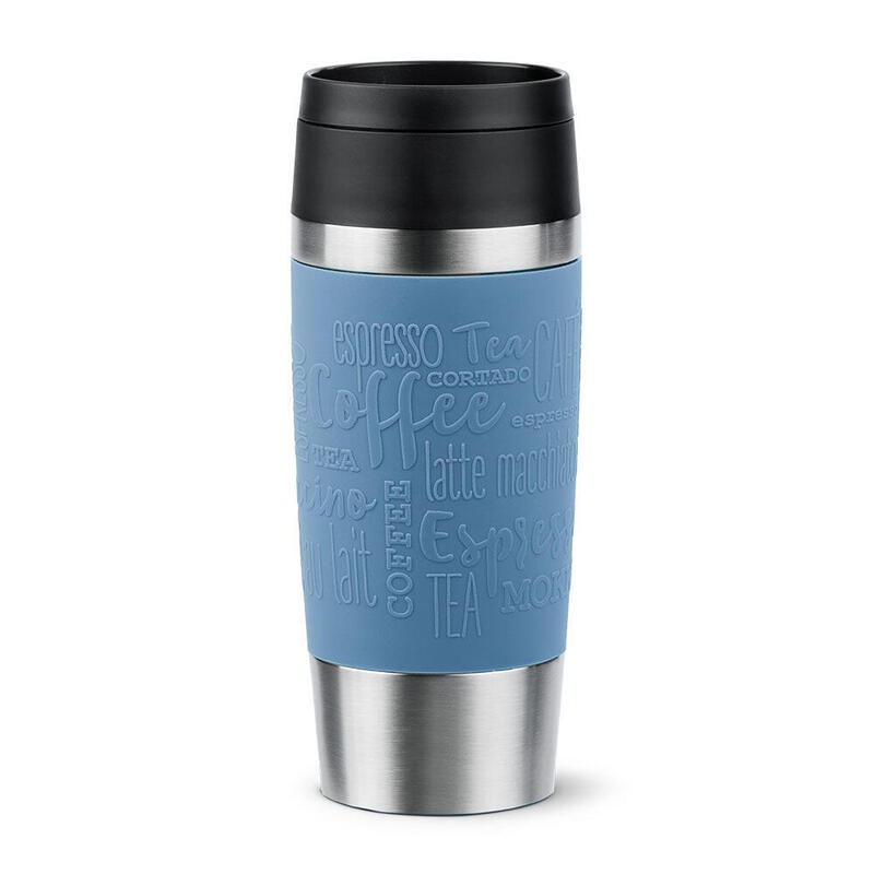 Taza tÉrmica  emsa travel mug  clÁsica azul/acero inoxidable, 0,36 litros n2021100