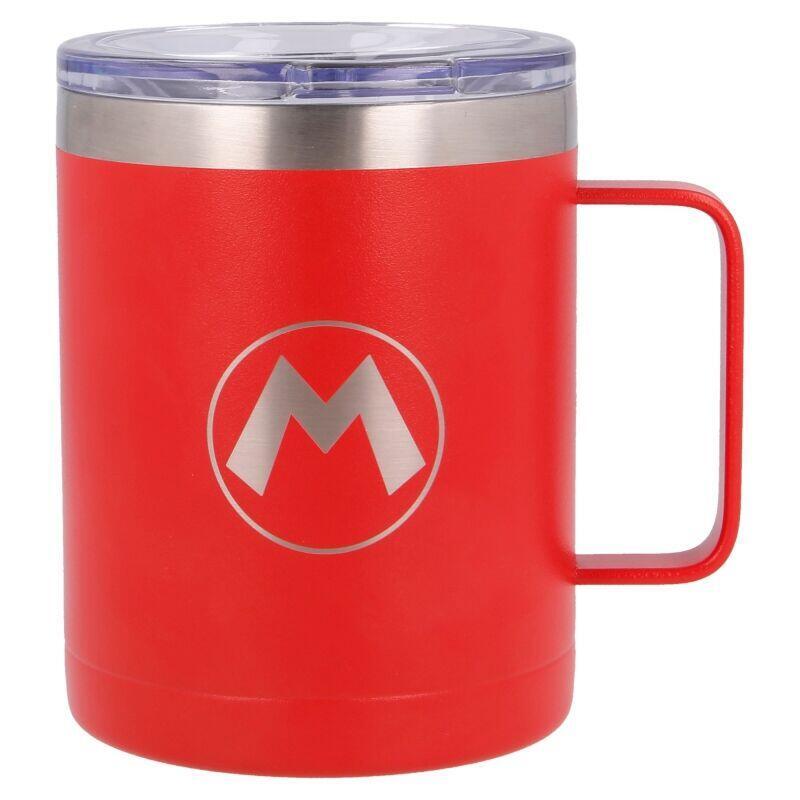 Taza termo acero inoxidable super mario bros nintendo 380ml