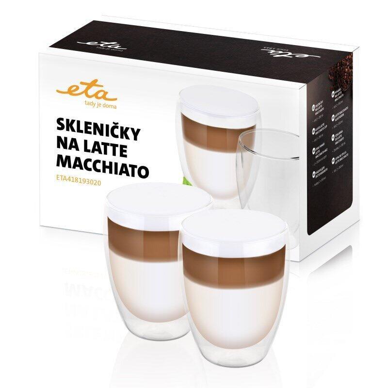 Tazas eta eta418193020  para latte macchiato, 2 uds, vidrio