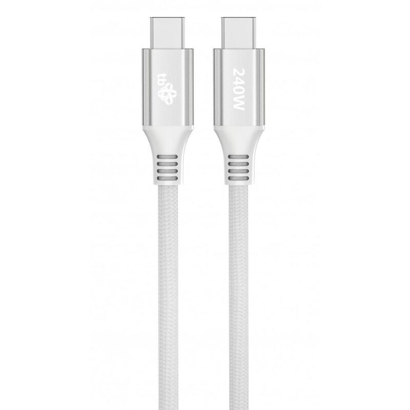 Tb usb c – cable usb c 1m 240w blanco