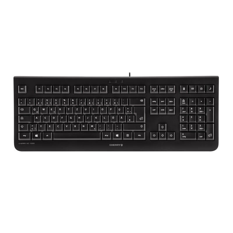 Teclado aleman cherry kc 1000 negro