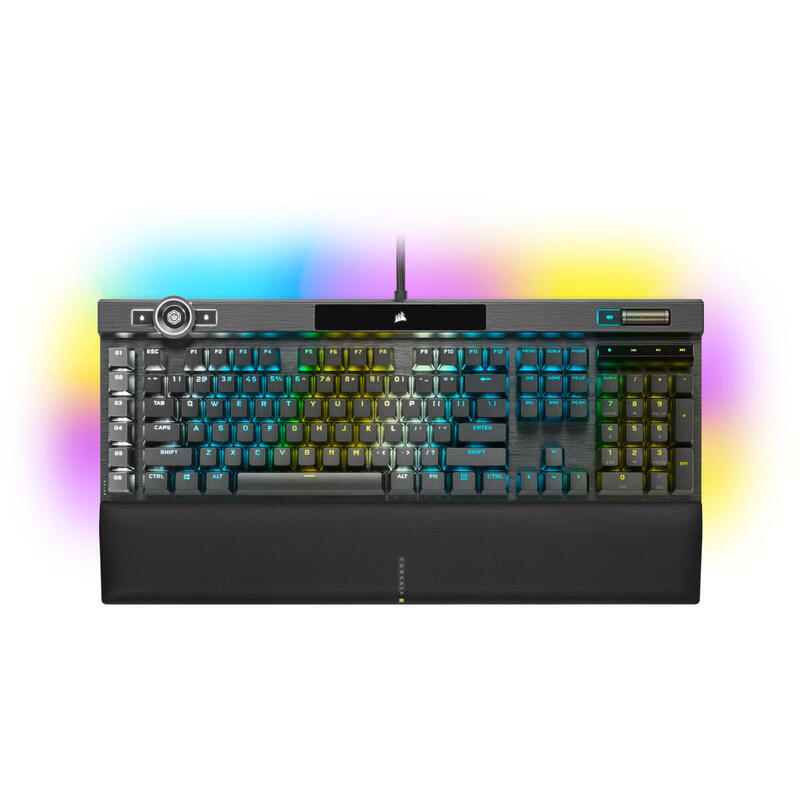 Teclado (aleman) corsair k100 rgb optisch-mechanisch opx black