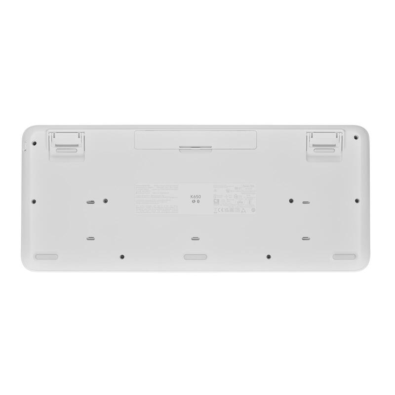 Teclado alemÁn logitech signature k650 rf wireless + bluetooth qwertz blanco