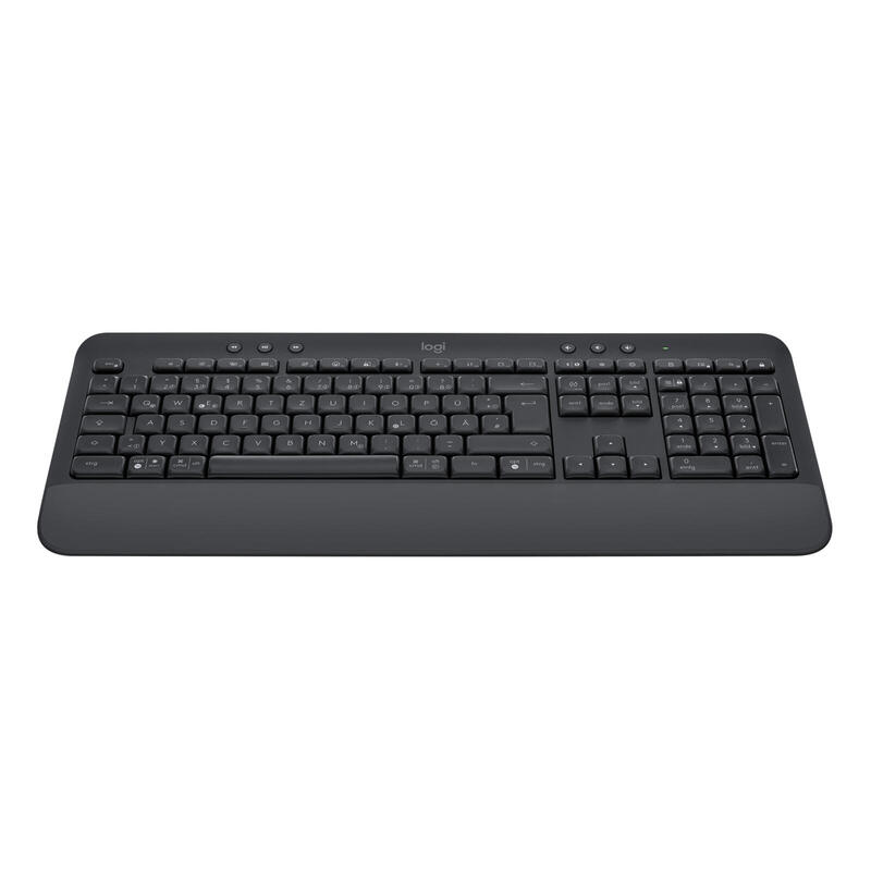 Teclado alemÁn logitech signature k650 rf wireless + bluetooth qwertz grafito