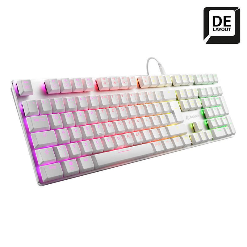 Teclado (alemán) sharkoon purewriter rgb, gaming 4044951034239