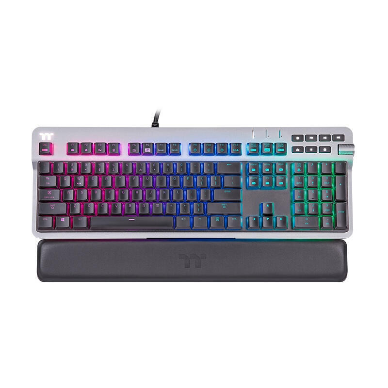 Teclado (alemán) thermaltake argent k6 rgb, gkb-kb6-lssrgr-01 alemán