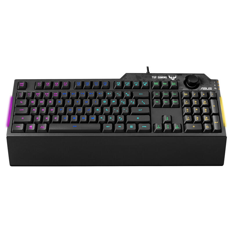 Teclado asus tuf gaming negro 90mp01x0-bksa00