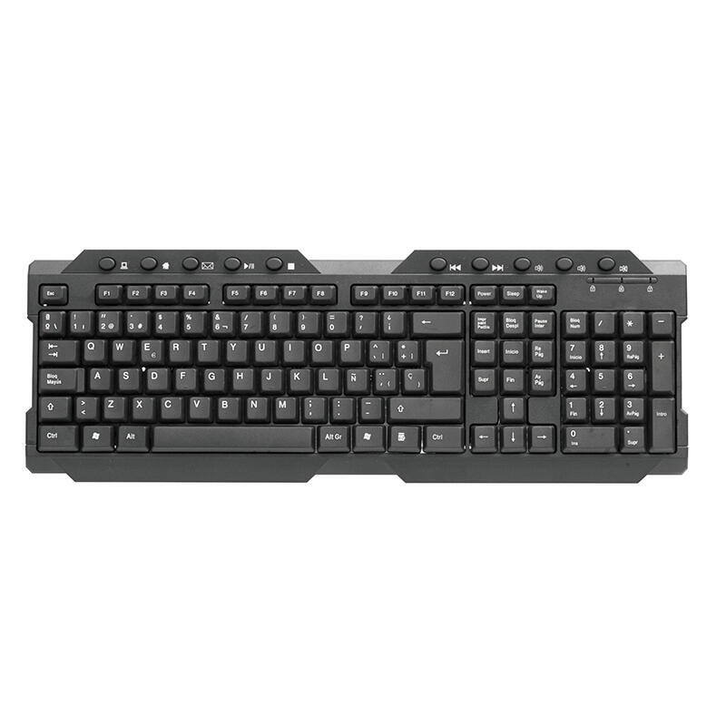 Teclado espaÑol omega multimedia aurora usb ok026es