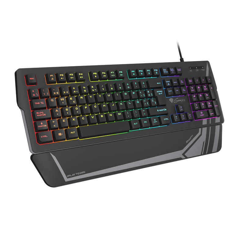 Teclado gaming genesis rhod 350 rgb backlight