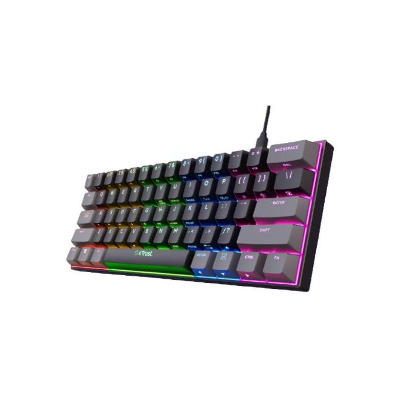 Teclado gaming mecÁnico trust gaming gxt 867 acira