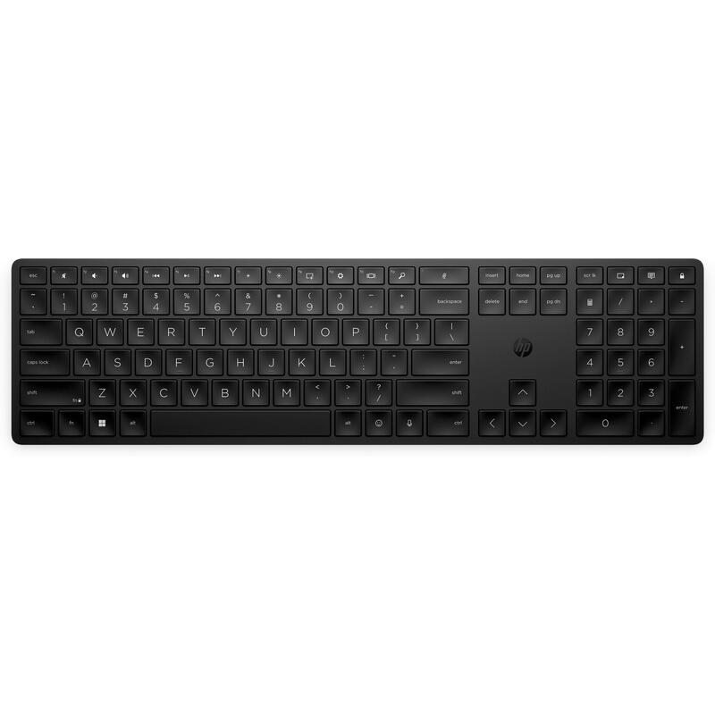 Teclado hp 455 – inalÁmbrico conectividad – negro – rf – 2,40 ghz