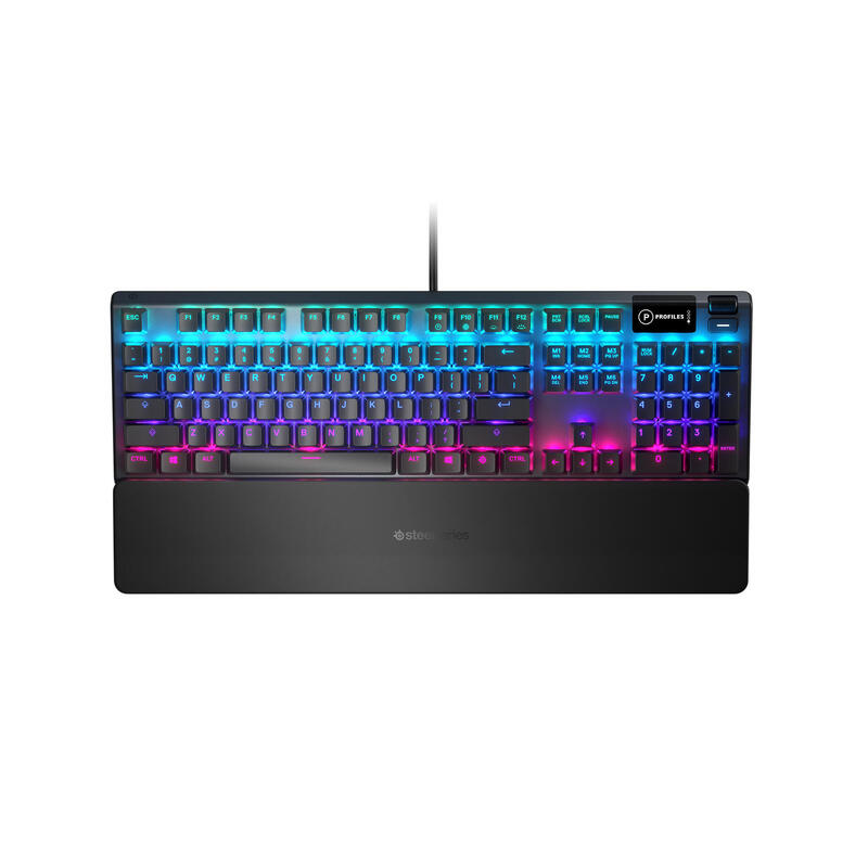 Teclado ingles gaming steelseries apex 5 negro