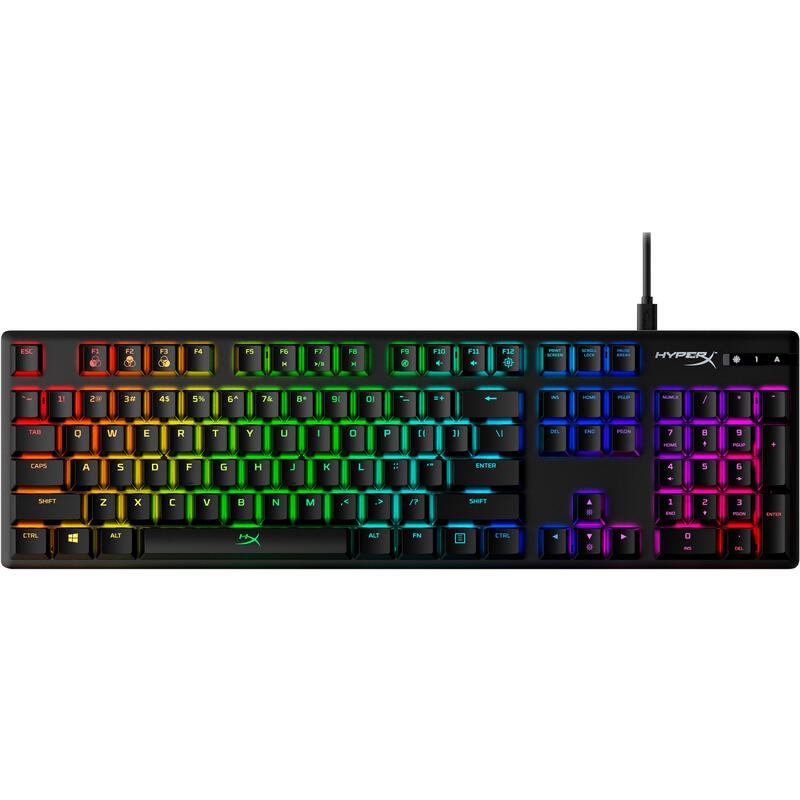 Teclado (inglÉs) hyperx alloy origins usb qwerty negro