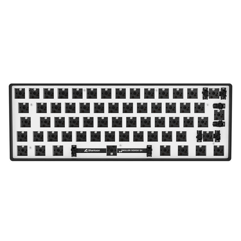 Teclado sharkoon sgk50 s4 barebone iso negro usb-c