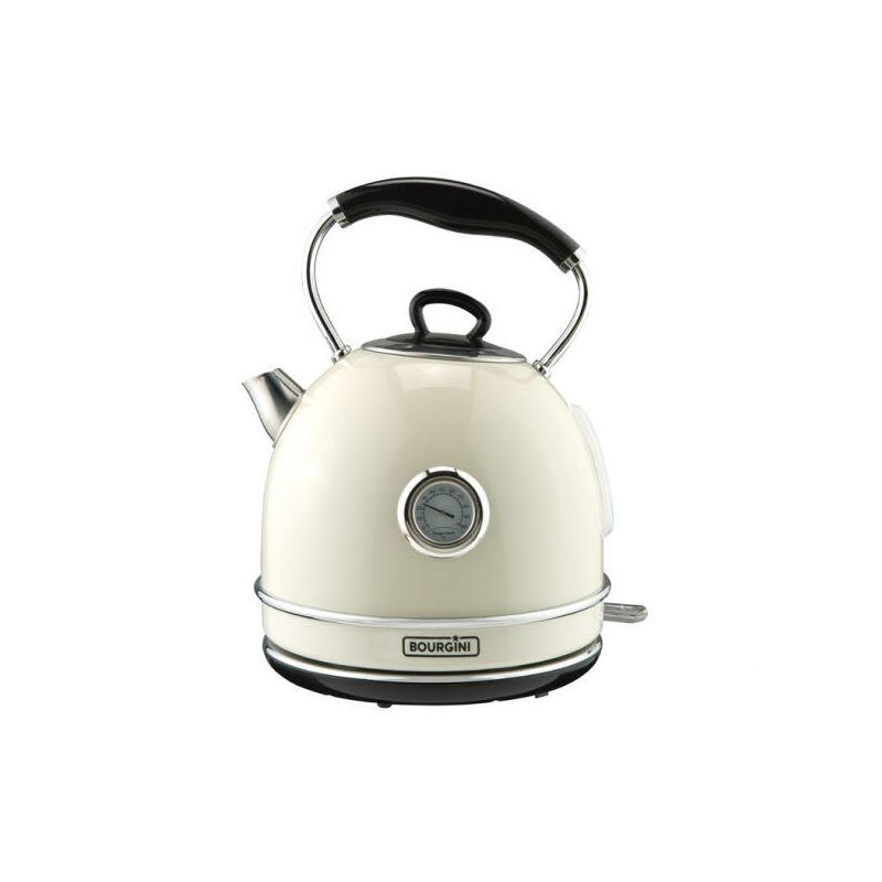 Termo calentador de agua bourgini nostalgic thermo kettele crema 1.7l