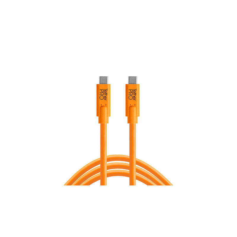 Tether tools cuc15-org cable usb 4,6 m 3.2 gen 1 usb c naranja