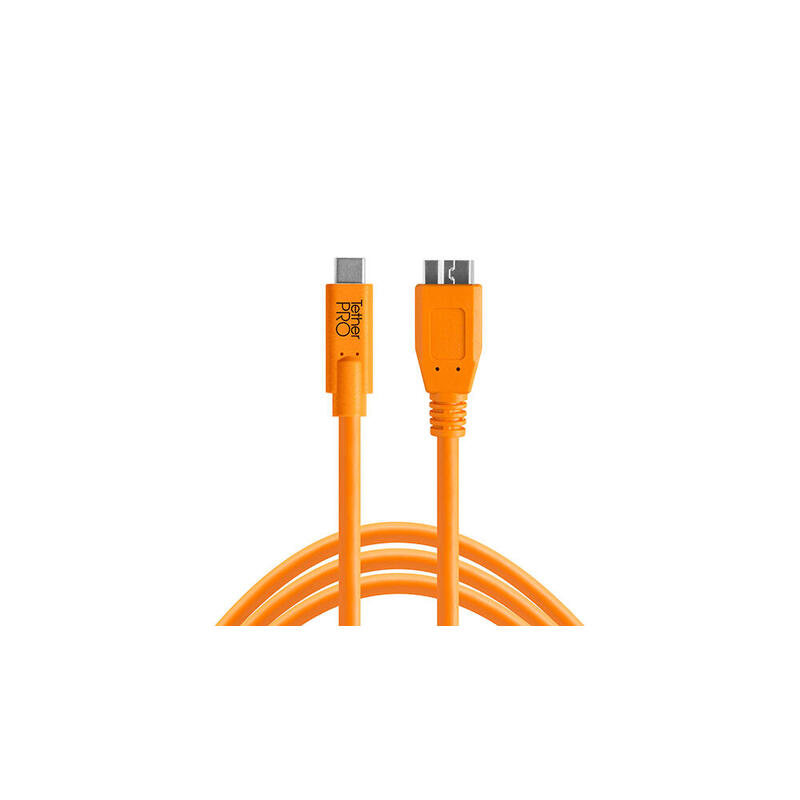 Tether tools cuc3315-org cable usb 4,6 m usb 3.2 gen 1 (3.1 gen 1) usb a micro-usb b naranja