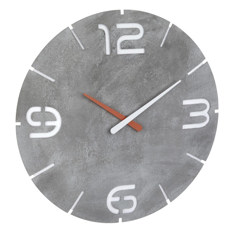 Tfa-dostmann 60.3536.15 reloj de pared alrededor gris, blanco