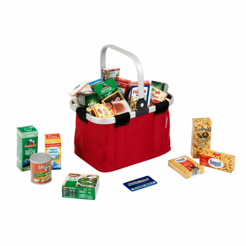 Theo klein cesta de la compra mini con accesorios 9619