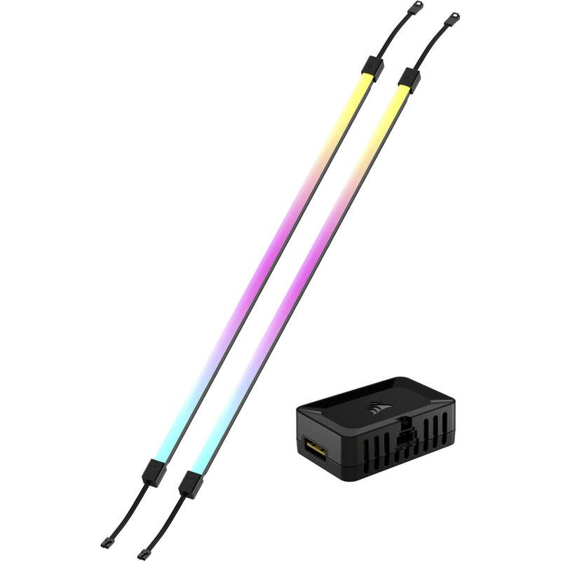 Tira led corsair icue link ls430 aurora rgb kit de tira de luz cl-9011136-ww
