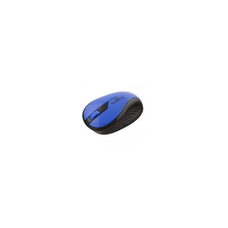Titanum tm114b rainbow – wireless optical mouse 3d | 2.4 ghz| 1000 dpi| 3d| blue