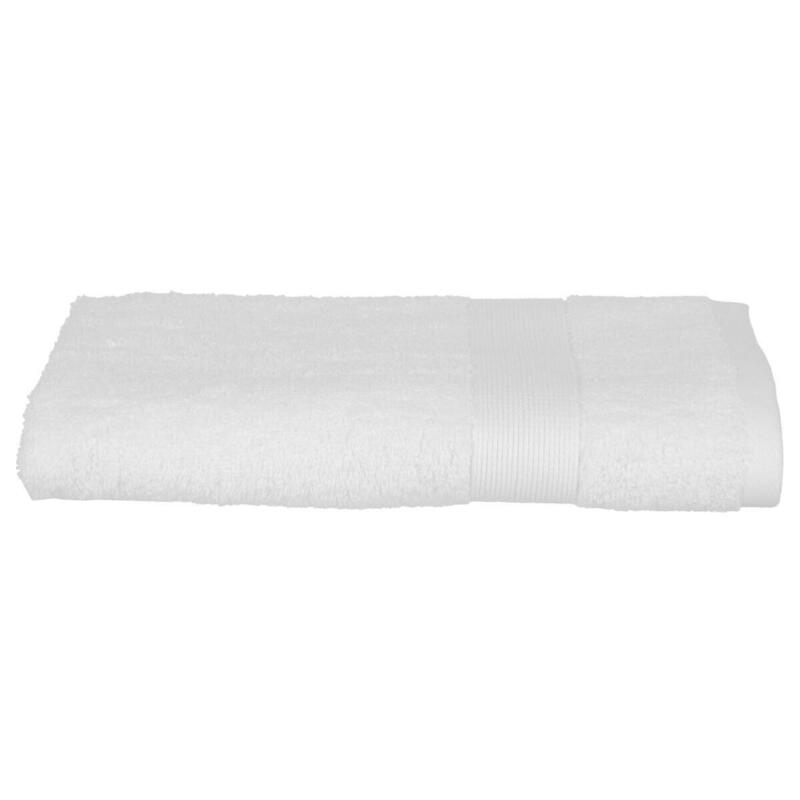 Toalla de rizo 450g color blanco 50x90cm