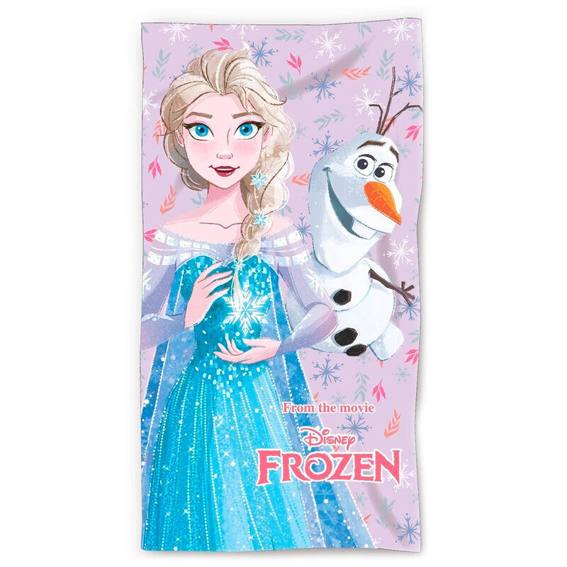 Toalla elsa & olaf frozen disney algodon