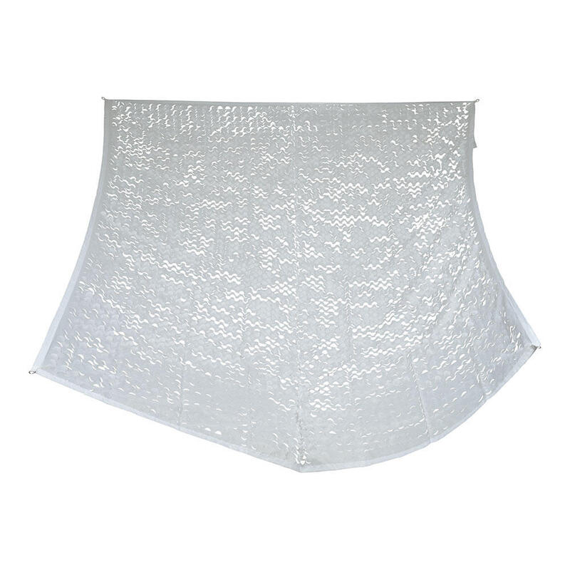 Toldo de ocultaciÓn blanco tamaÑo 3x3m 806467