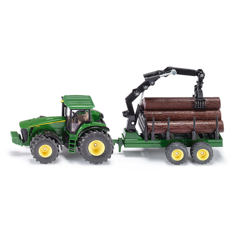 Tractor siku farmer con remolque forestal, 10195400003