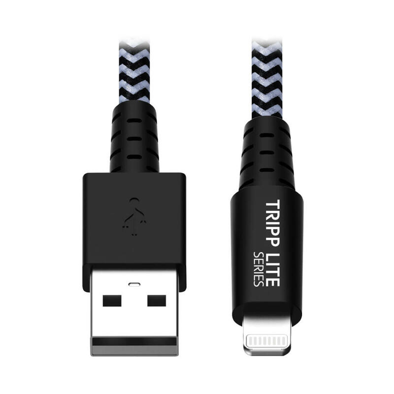 Tripp lite m100-006-hd cable de sincronizaciÓn y carga usb a a lightning para servicio pesado, certificado mfi – m/m, usb 2.0, 1