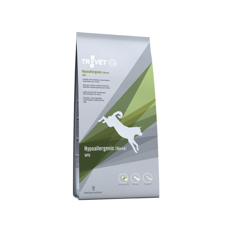 Trovet hpd 3 kg con carne de caballo, para perros