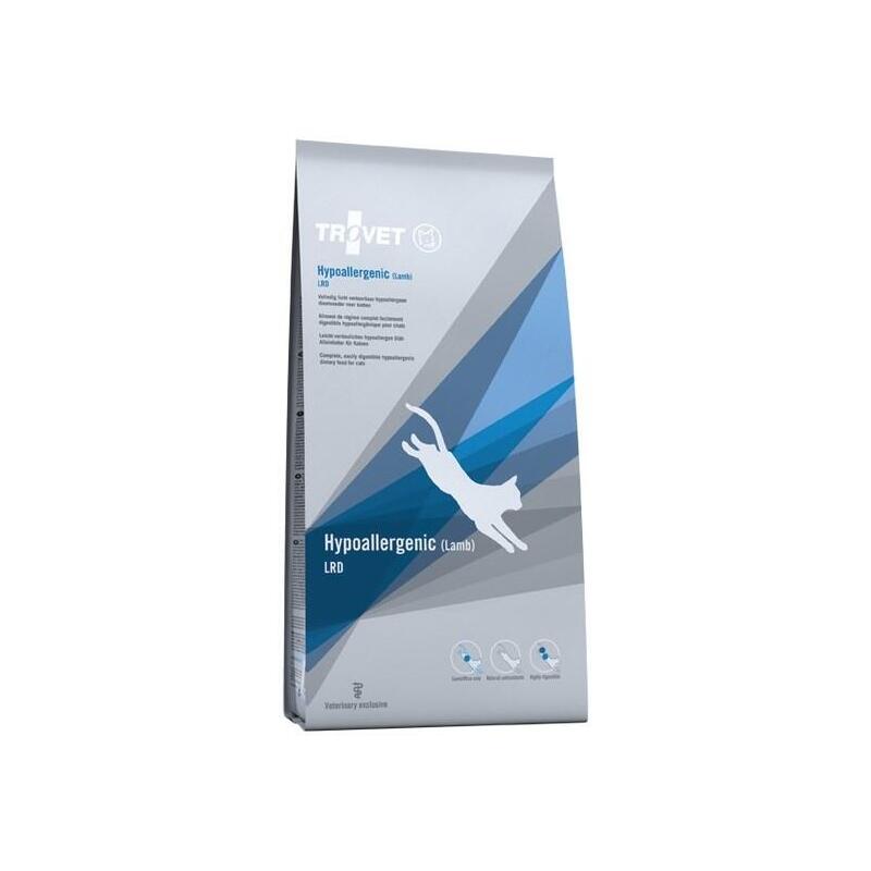 Trovet hypoallergenic lrd with lamb – comida seca para gatos – 3 kg