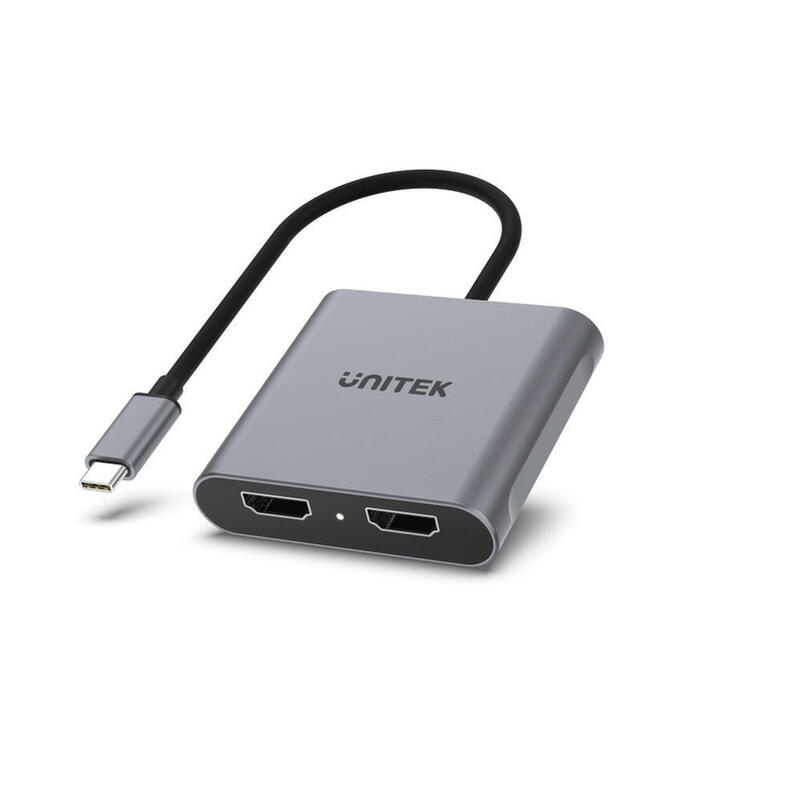 Unitek adapter usb-c to 2x hdmi, 4k 60hz mst