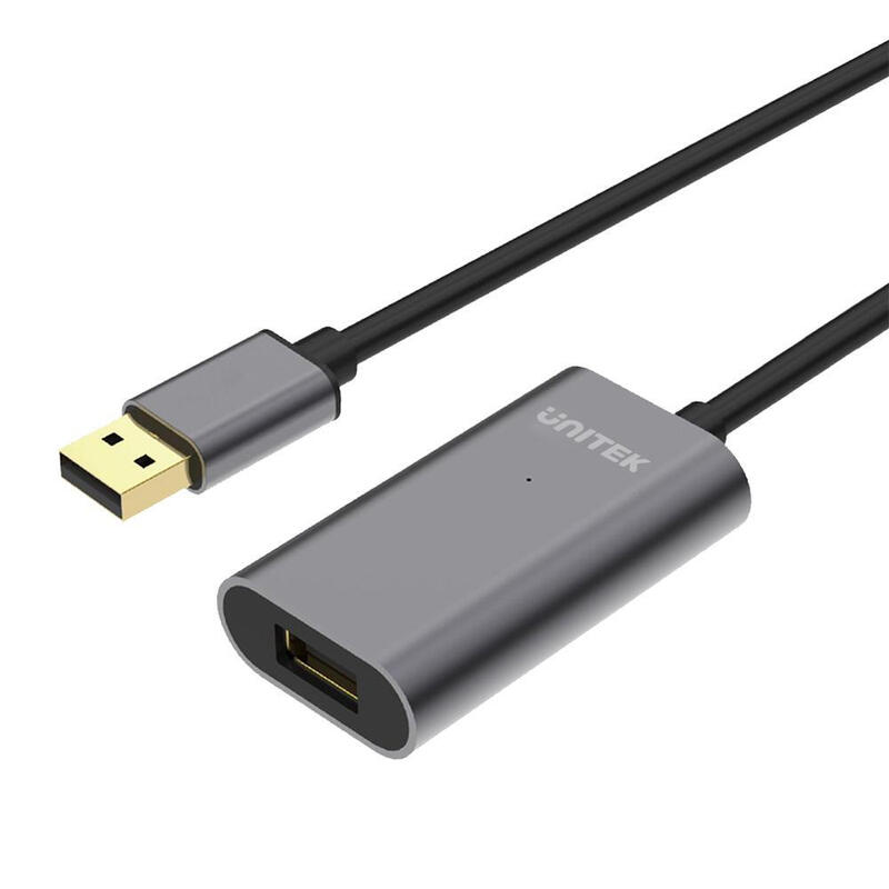 Unitek y-274 cable usb 20 m usb 2.0 usb a gris