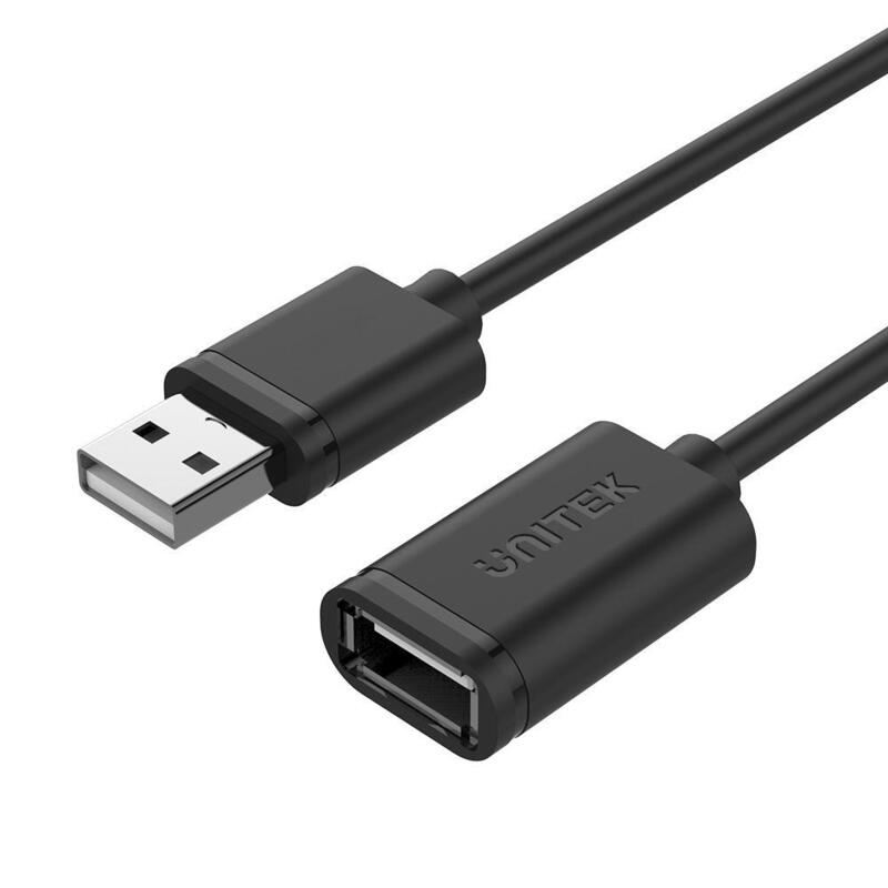Unitek y-c417gbk cable usb 2.0 m/h (alargo) 3m negro