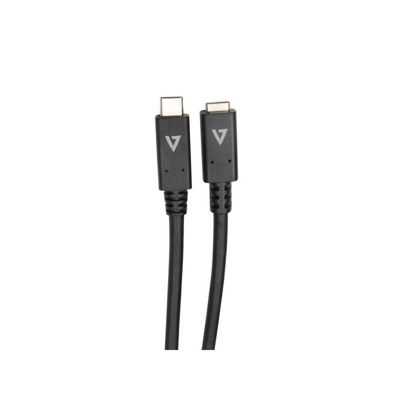 Usb-c extension cable 2m black cable black usb-c extension cable