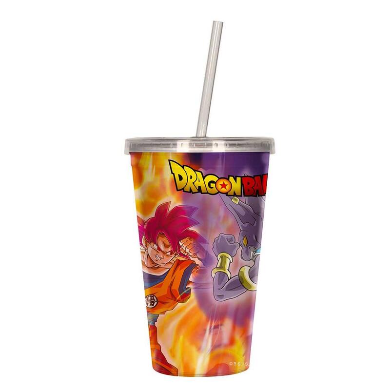 Vaso lenticular 3d battle of gods dragon ball super