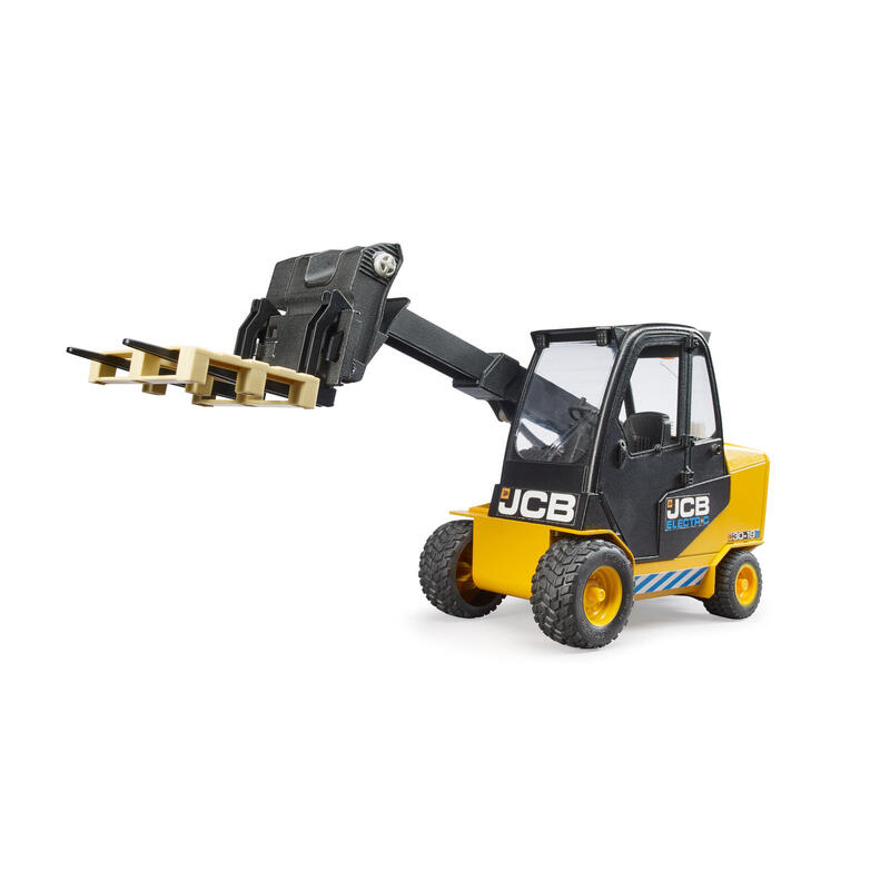 VehÍculo bruder jcb carretilla con palet, amarillo/negro 2512