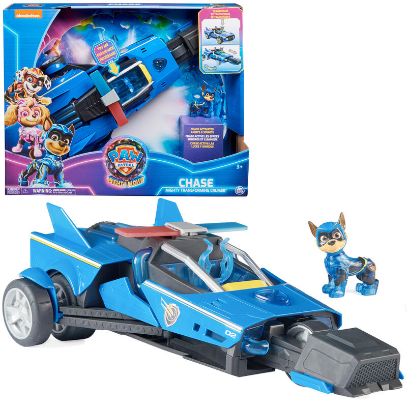 Vehiculo deluxe chase mighty movie patrulla canina paw patrol