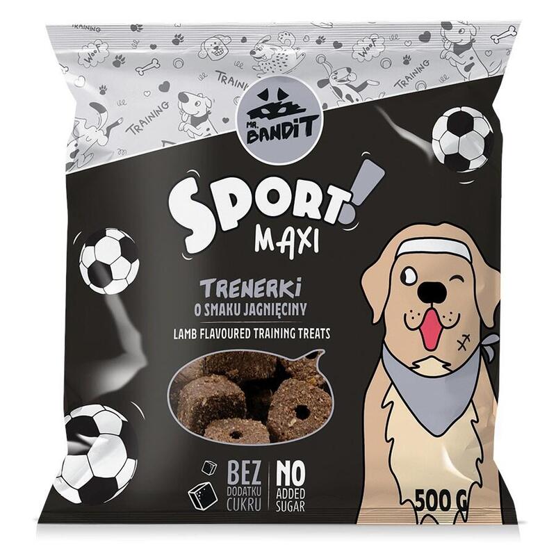 Vet expert mr. bandit sport maxi trainers sabor cordero – premio para perros – 500 g